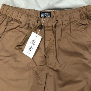 Matchstick men’s joggers / khaki size 34